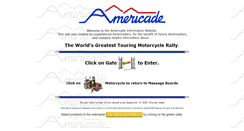 Desktop Screenshot of americade.info